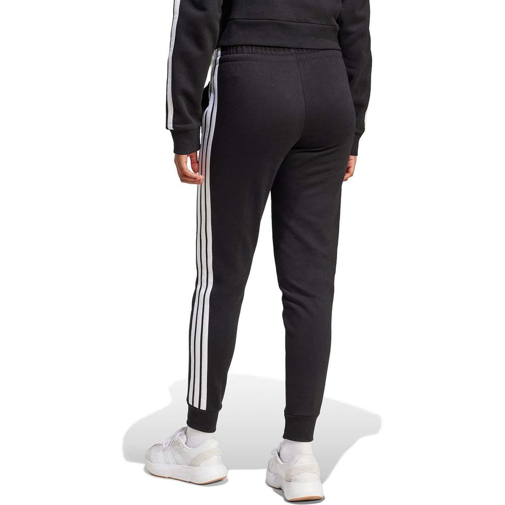 Essentials 3-Stripes Fleece Slim Broek