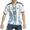 Argentina 26 Home Messi Voetbalshirt Authentiek Replica