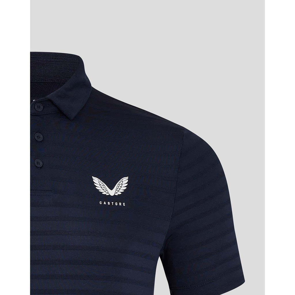 pinnacle pique stripe polo