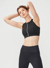 zip sports bra