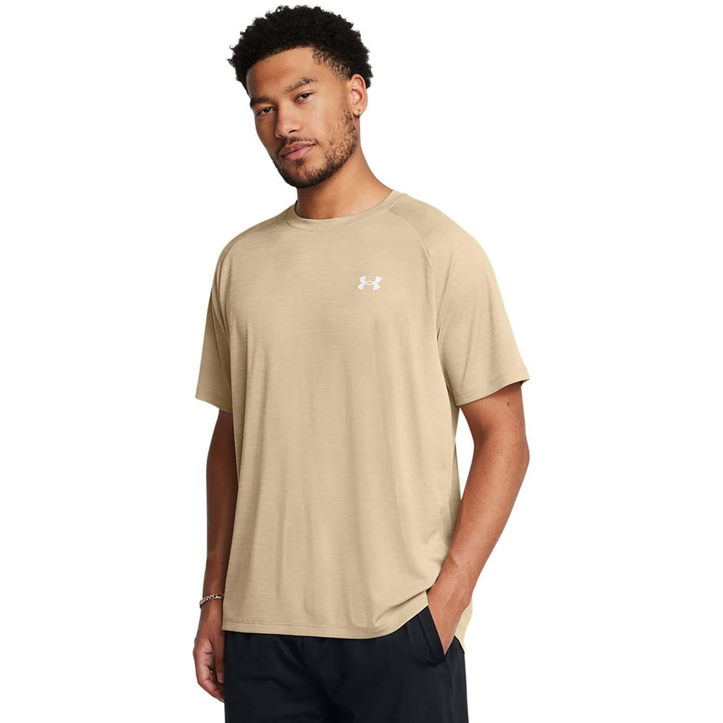 ua tech textured ss-brn