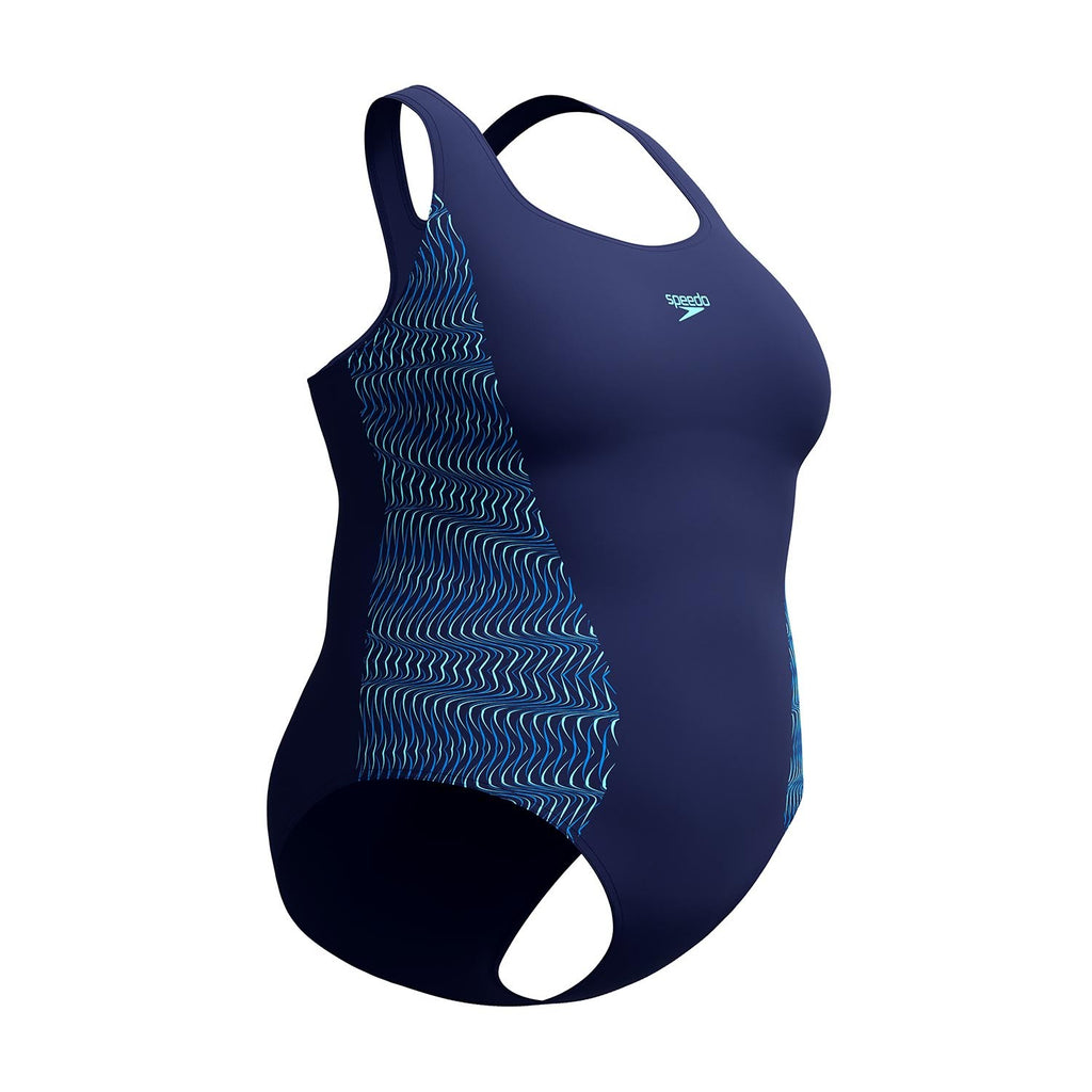 PLUS PLCMNT MEDALIST 1PC NVY/LTBLU