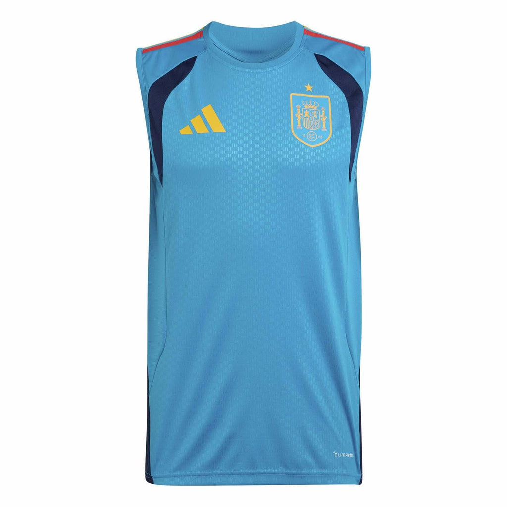 Spanje 26 Tiro Mouwloos Voetbalshirt