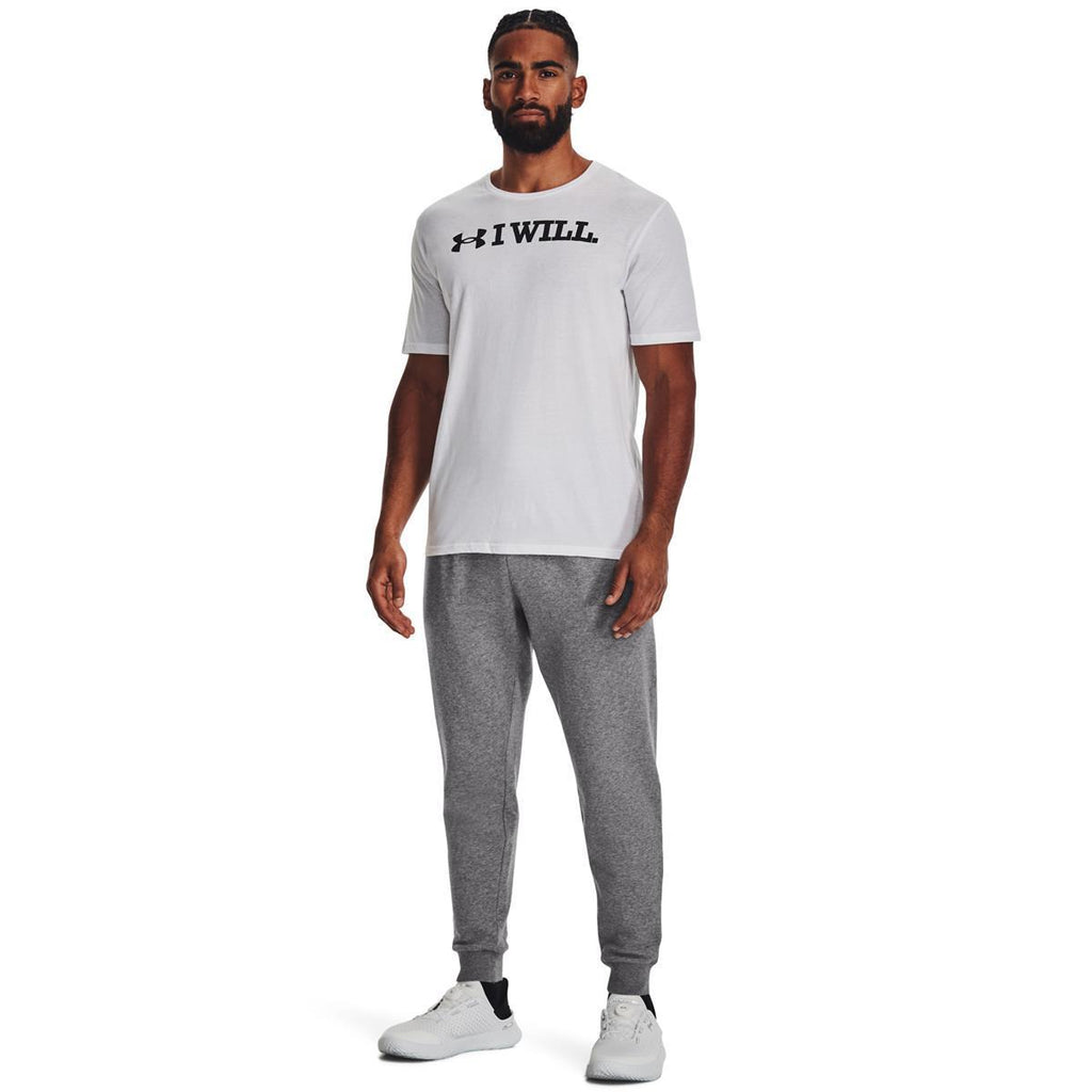 ua rival fleece joggers-gry
