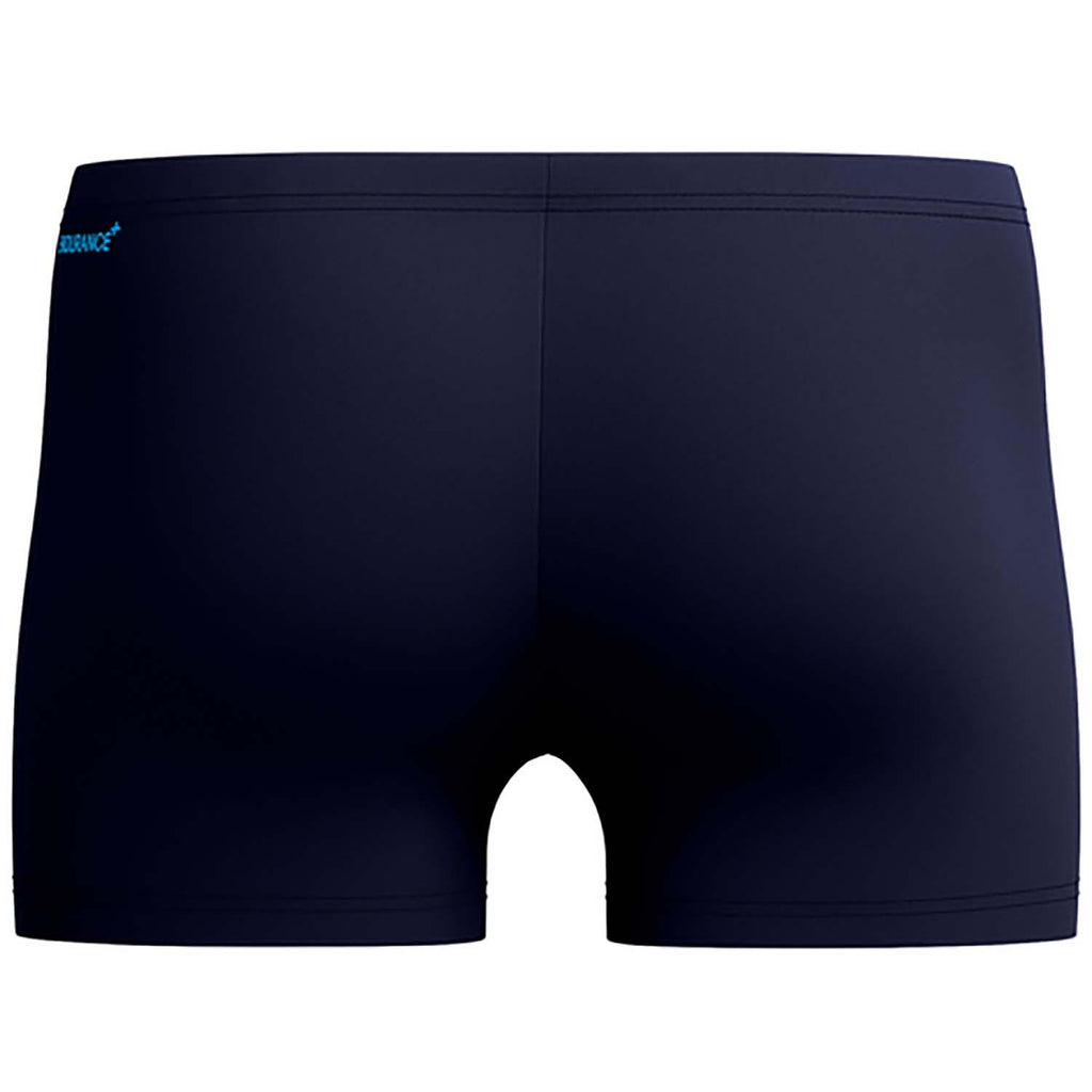 eco duo logo print aqsh nav/blu zwembroek