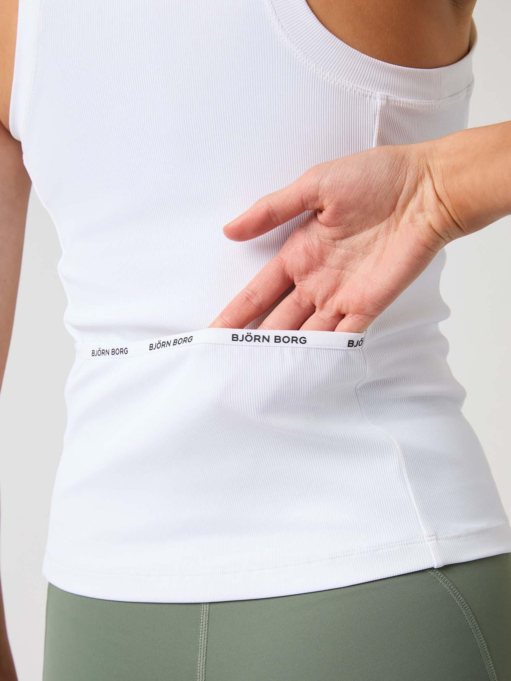 Ace Pocket Ribbed Tank Top