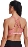 UA Crossback Mid Heather Bra
