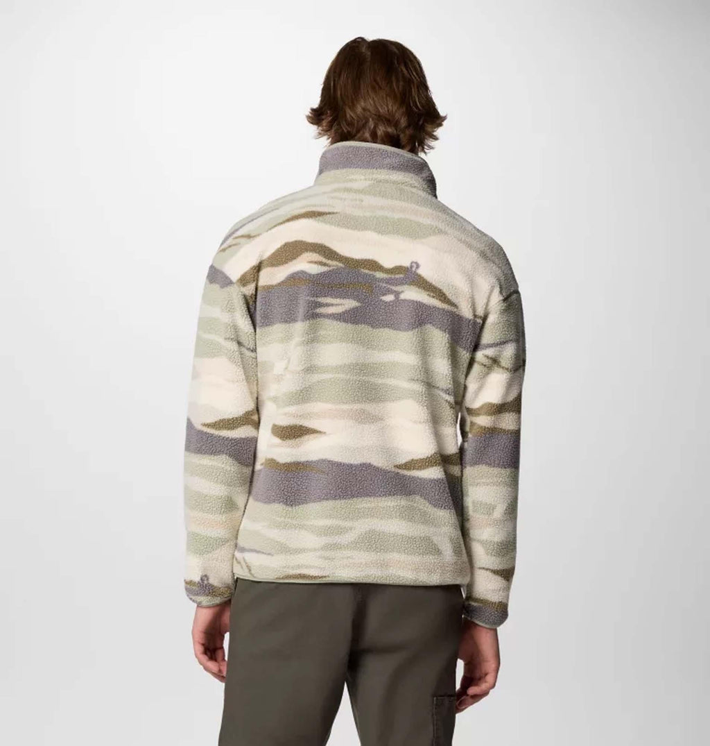 helvetia ii printed half snap fleece