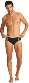 Arena M Streak Brief Black-soft-gre