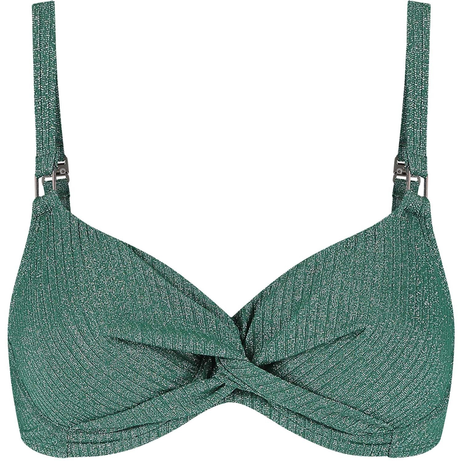 green glitter  Bikinitop