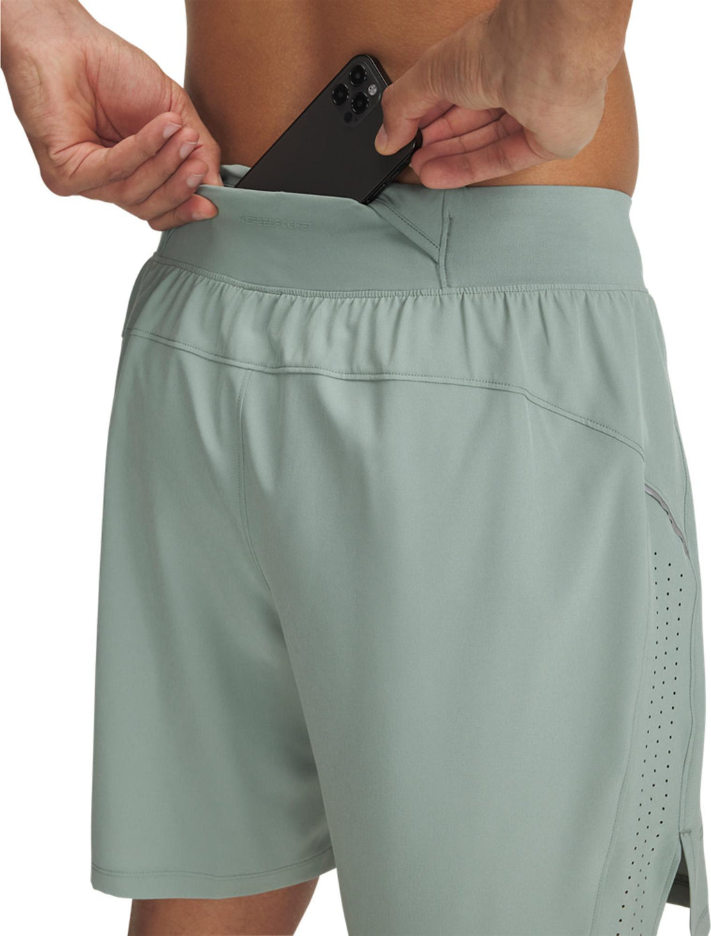 Under Armour Launch 7in Short Purple