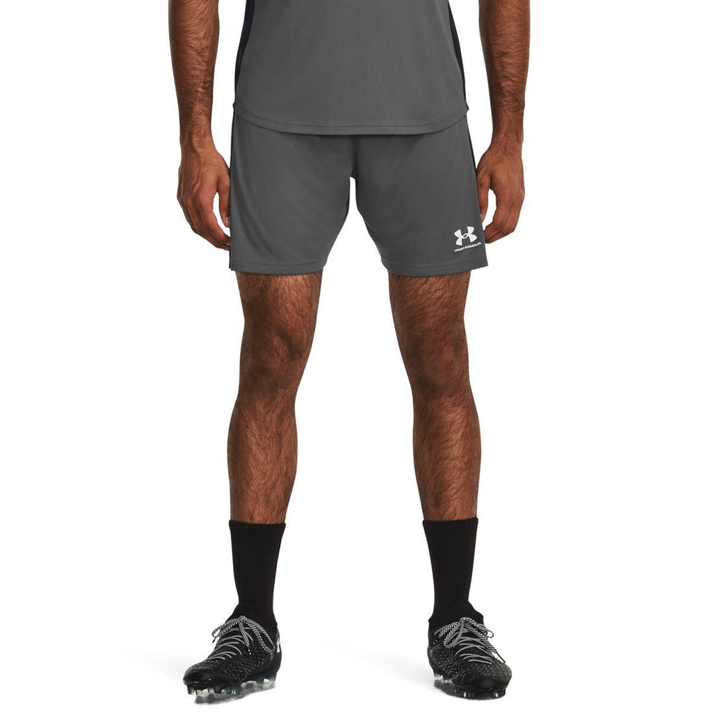 ua m's ch. knit short-gry