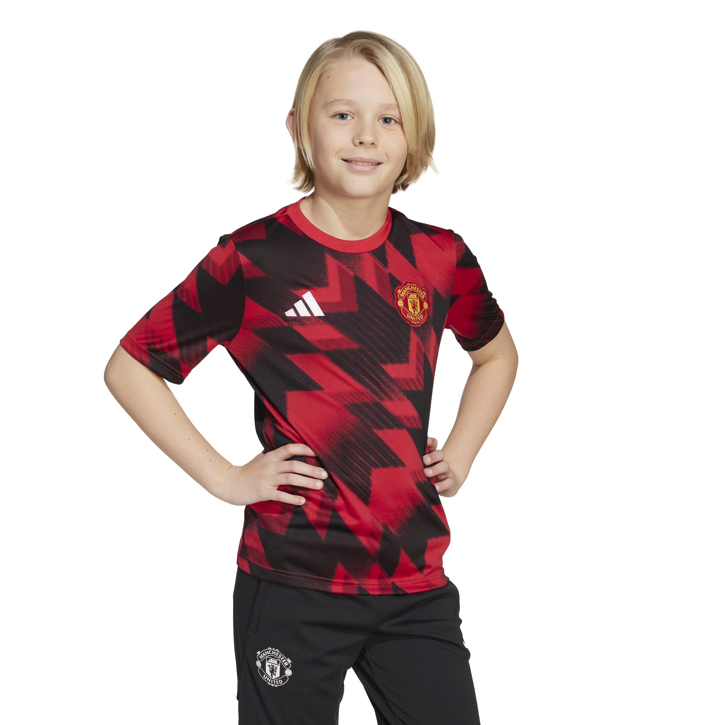 Manchester United 25/26 Pre-Match Voetbalshirt Kids