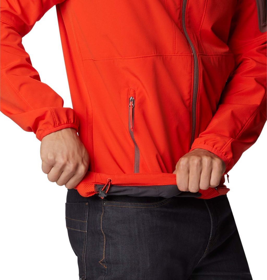 Tall Height Hooded softshelljack