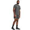 ua m's ch. knit short-gry