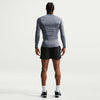 pro dri-fit men's strakke fitnesstop met lange mouwen