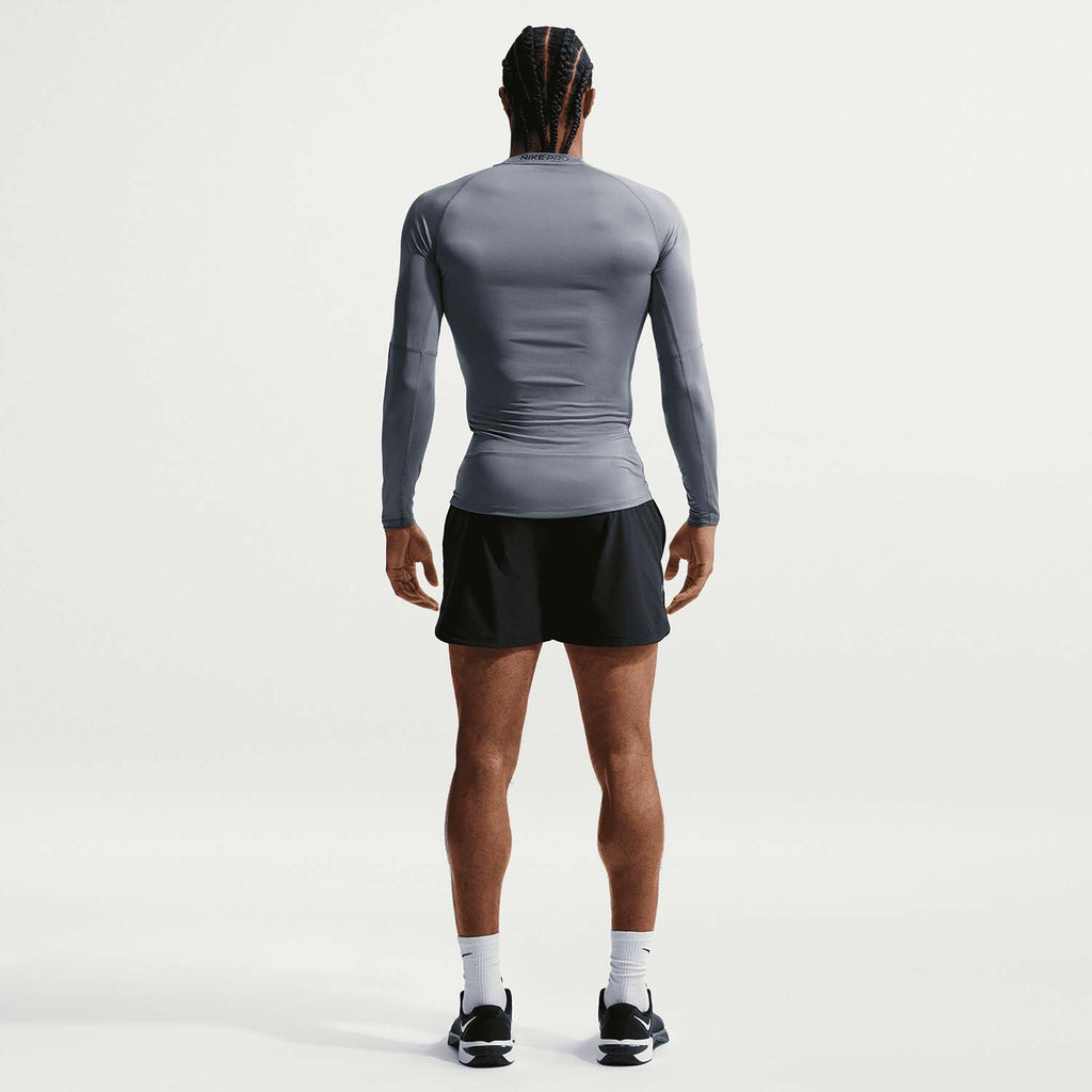 pro dri-fit men's strakke fitnesstop met lange mouwen