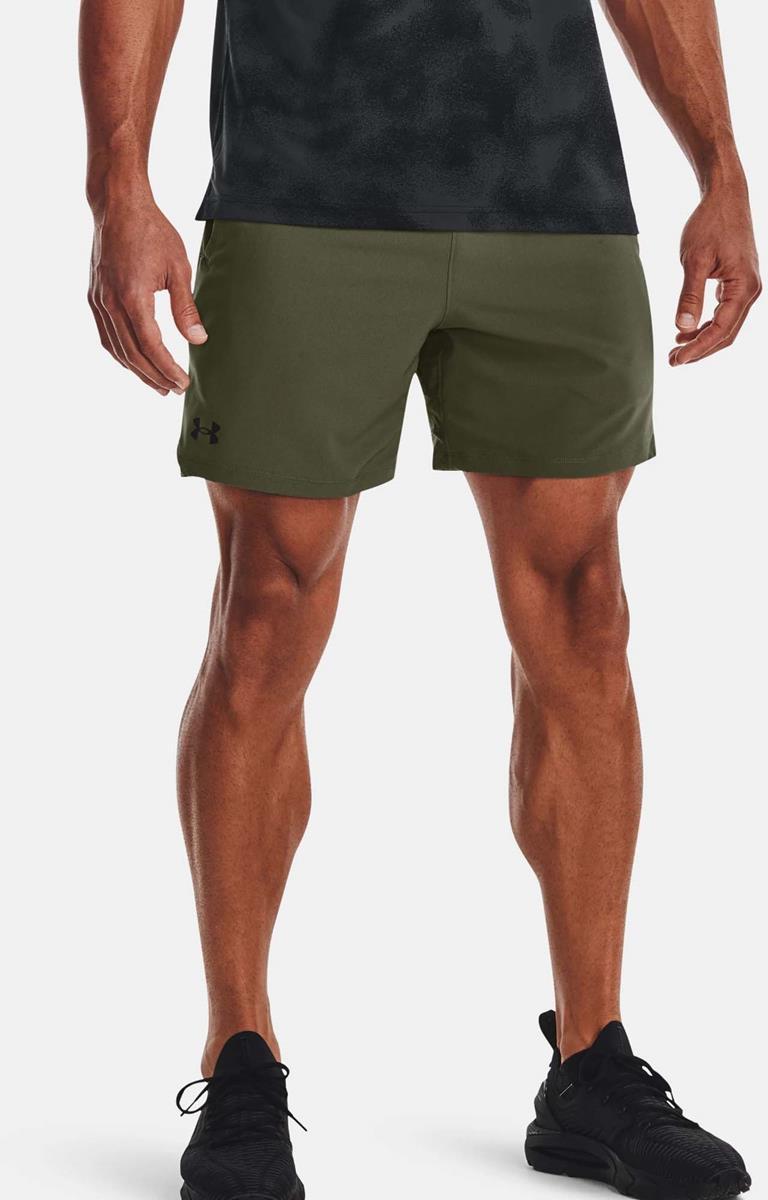 ua vanish woven 6in shorts-grn