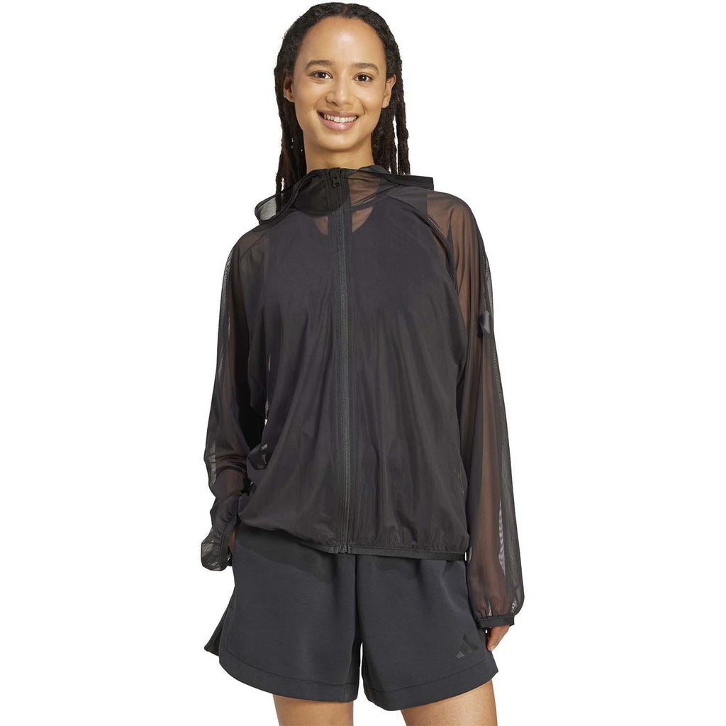 Soft Lux Mesh Full-Zip Hoodie