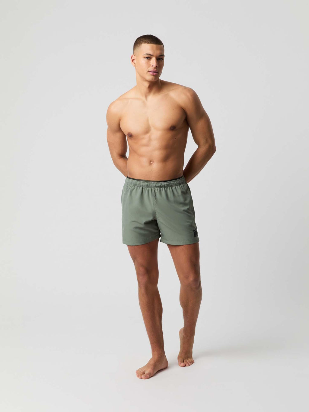 Elastic Swim Shorts