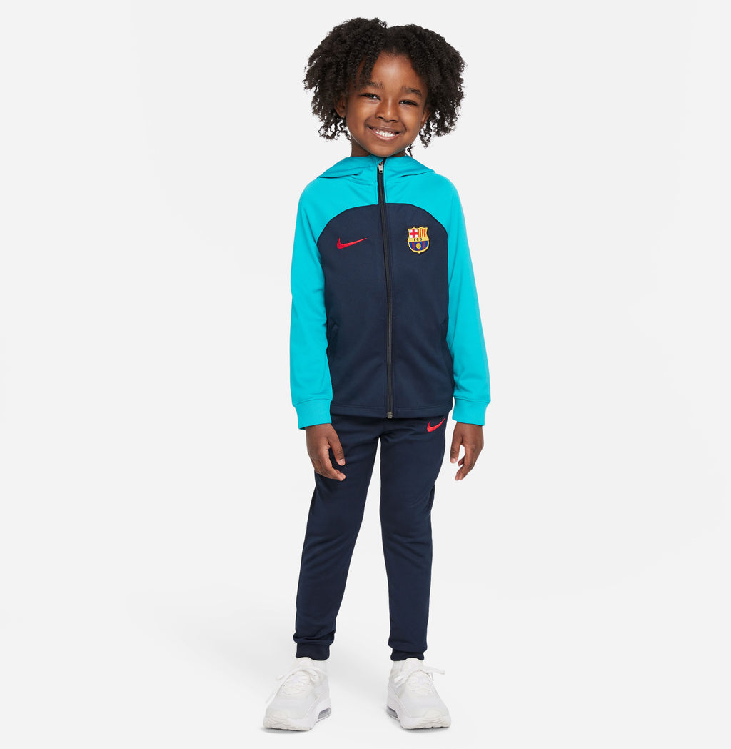 FC Barcelona Strike Little Dri-FIT Knit Soccer tracksuit