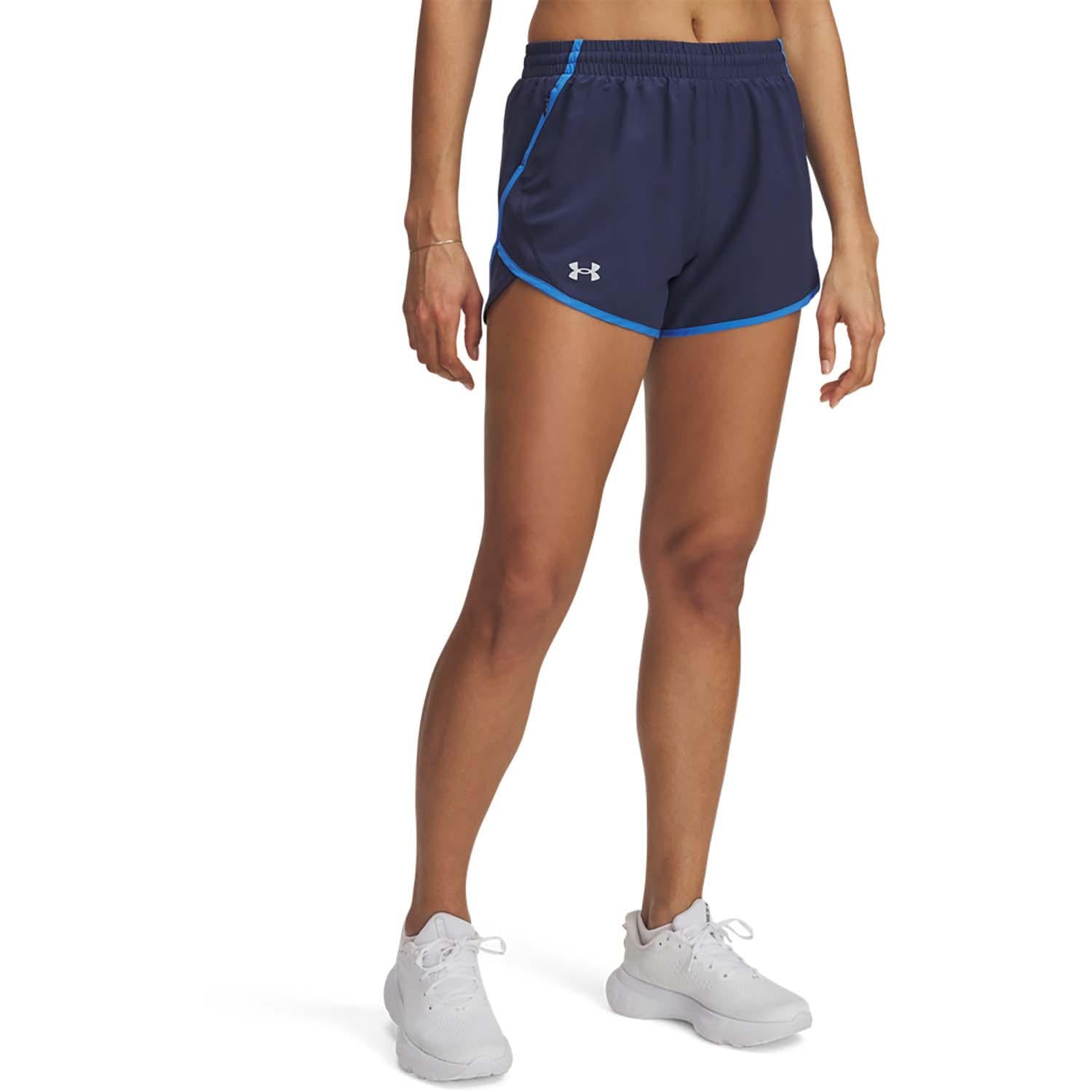 ua fly by 3'' shorts-blu