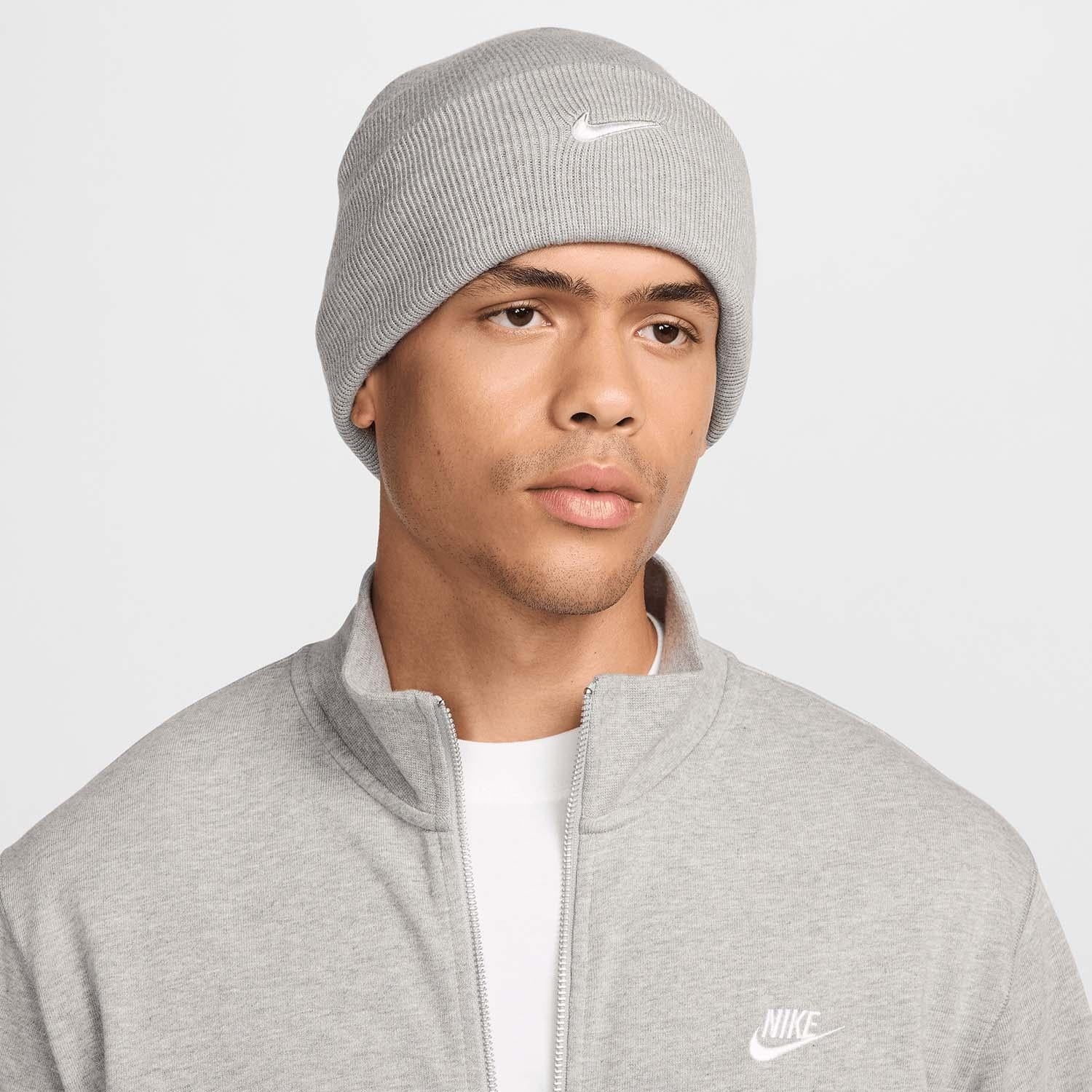 peak swoosh beanie