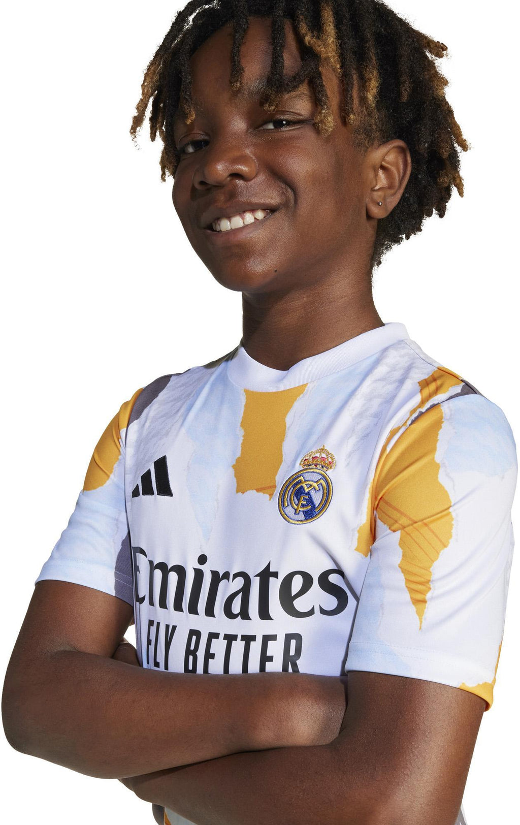 Real Madrid 24/25 Pre-Match Voetbalshirt Kids