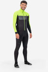 winterjack attq zwart/fluor-geel