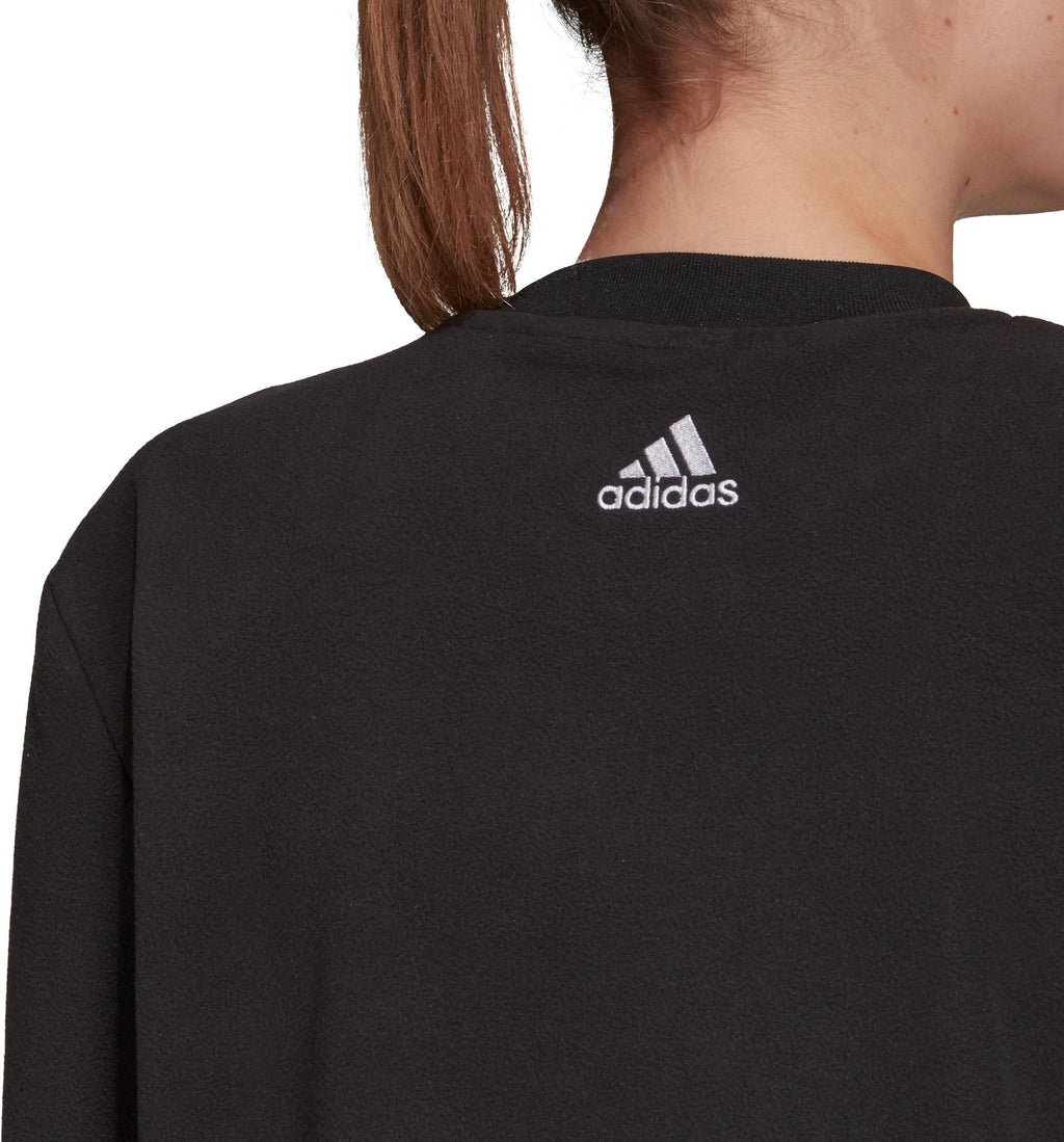 Brand Love Giant Logo Polar Fleece sweater