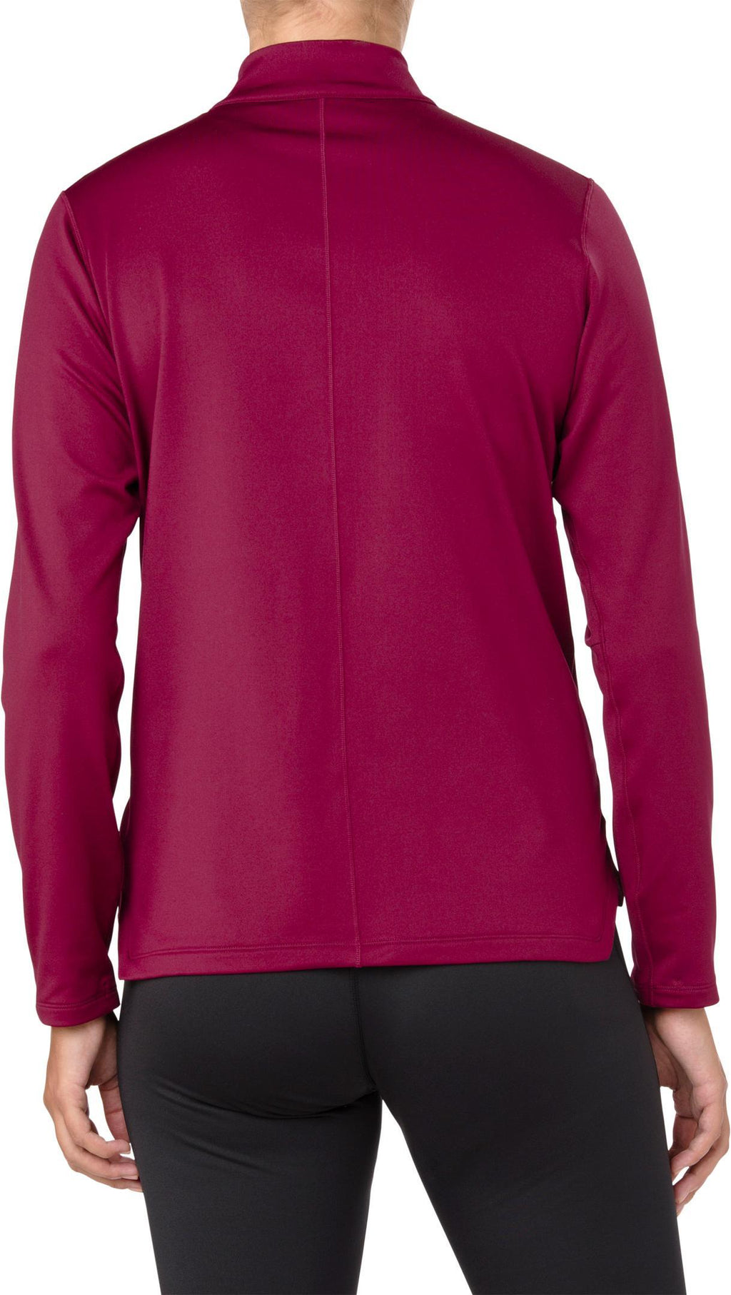 silver ls 1/2 zip winter top