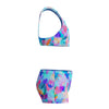 PRINT RACERBACK 2PC LTBLU/PNK