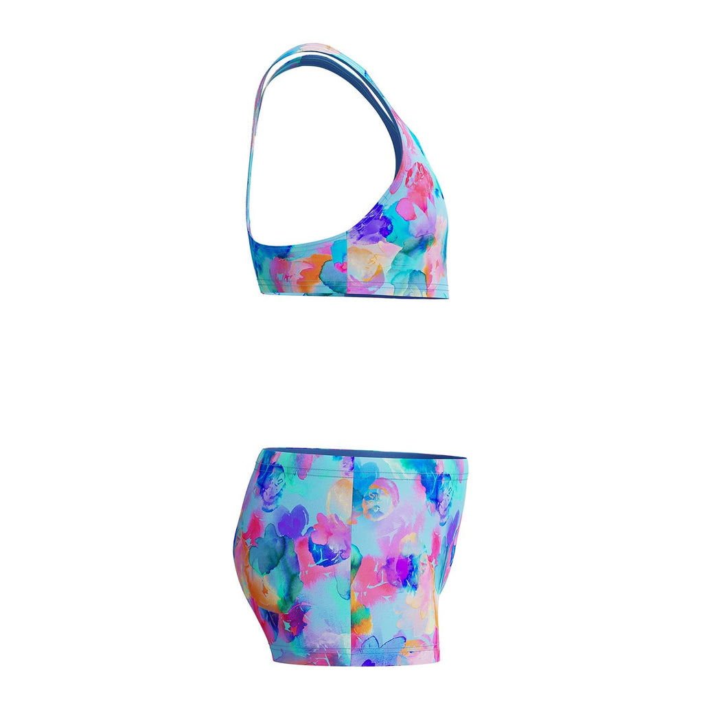 PRINT RACERBACK 2PC LTBLU/PNK