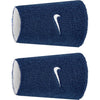 nike swoosh reversible doublewide wristbands 2pk