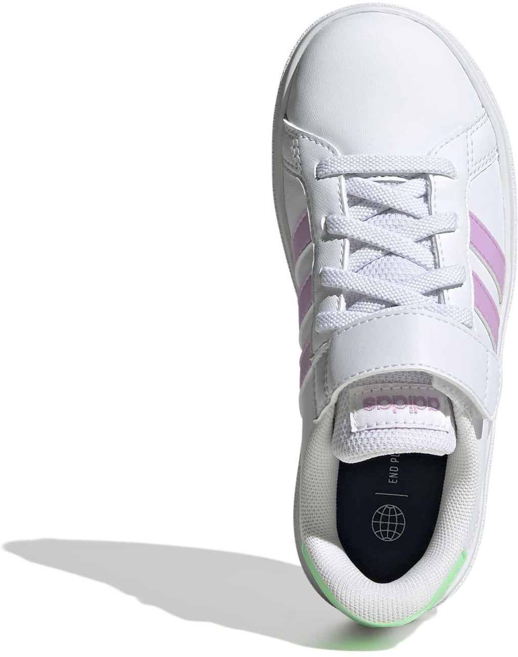 Grand Court Court sneakers met veters & klittenband