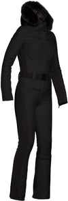 parry ski suit faux fur