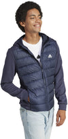 Essentials Hybride donsjack met capuchon