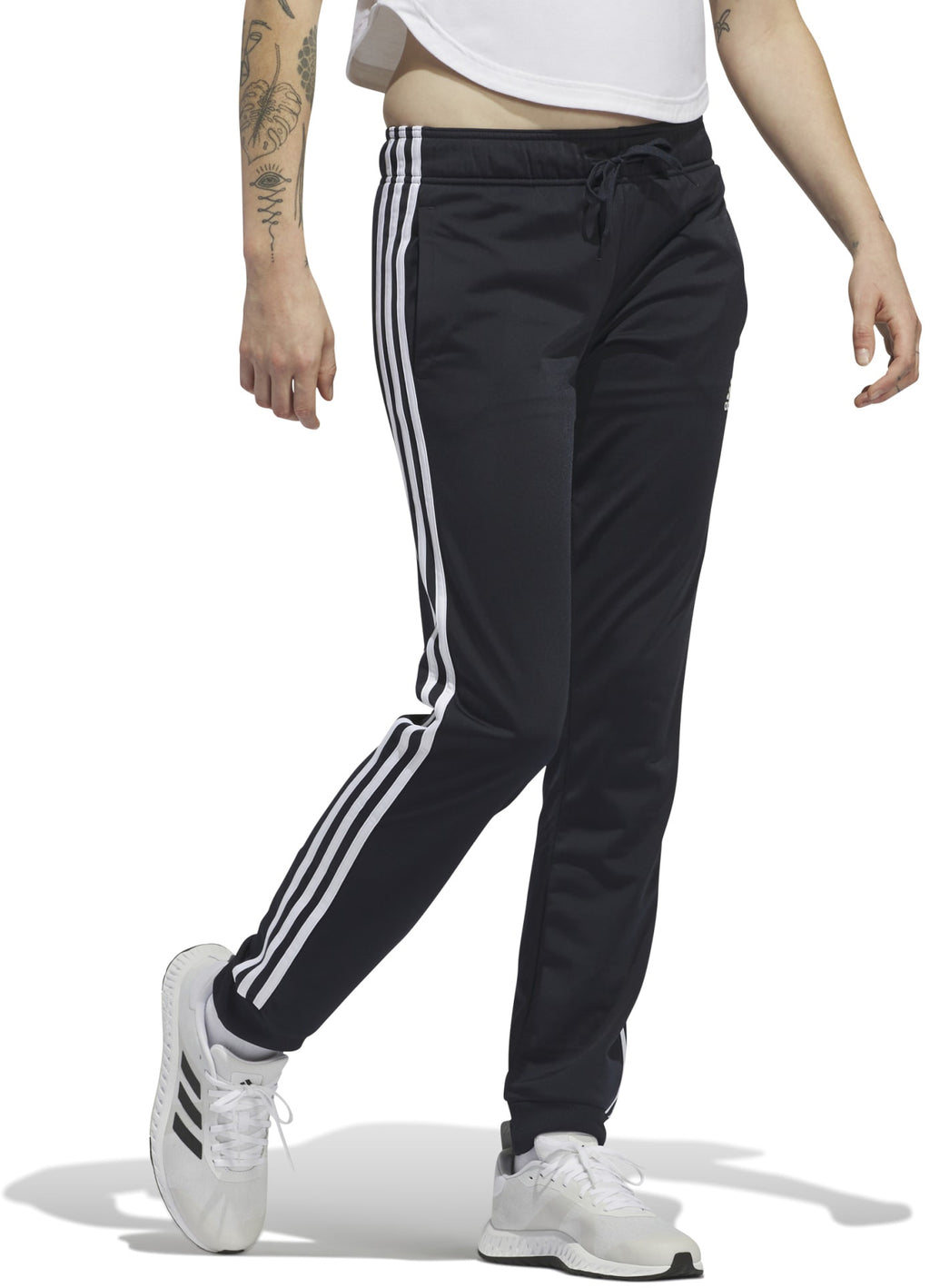 Primegreen Essentials Warm-Up Slim Tapered 3-Stripes trainingsbroek
