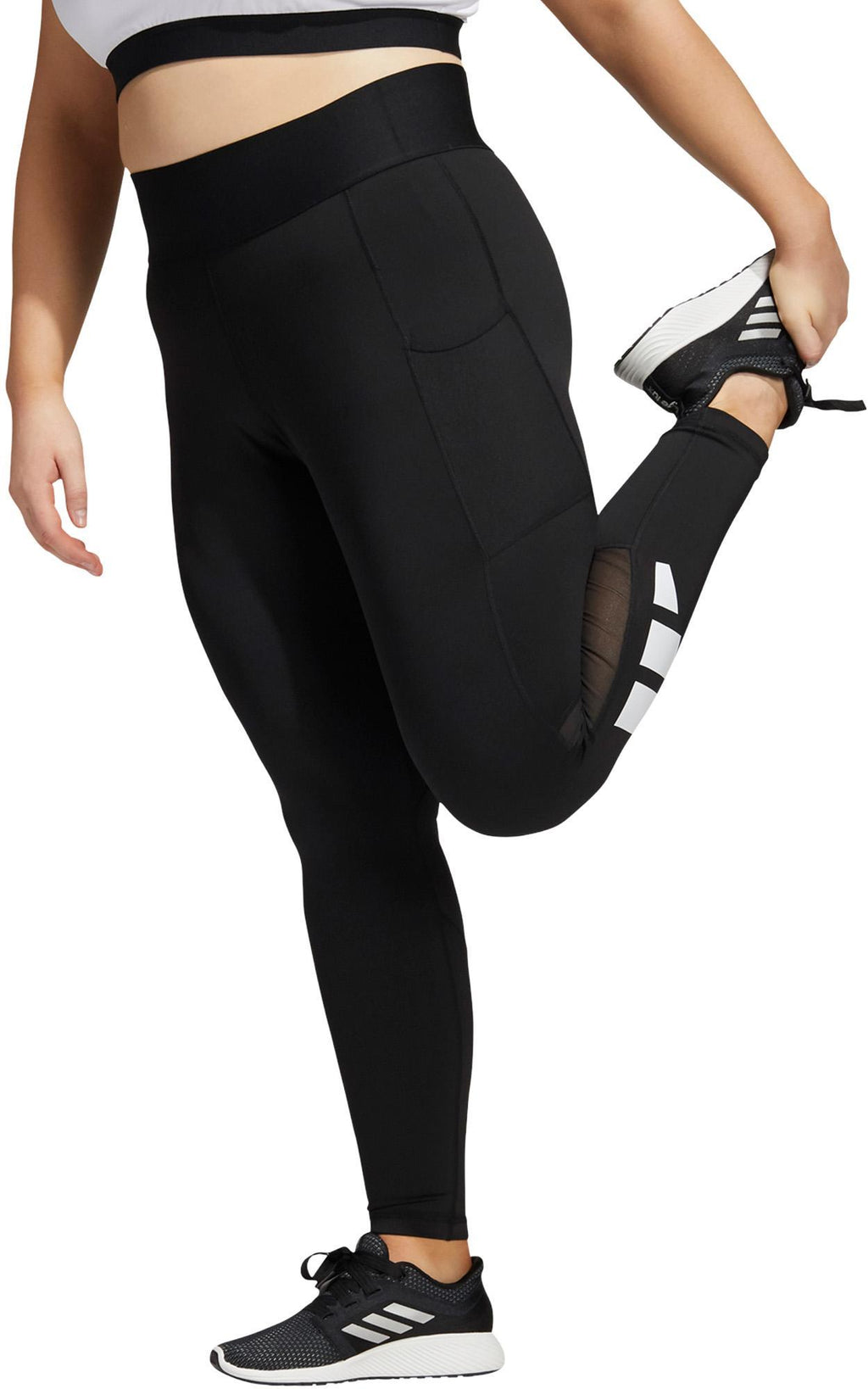 Techfit Lange Logo legging (Grote Maat)