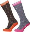 Kids Girls Ski Socks Candy Double P