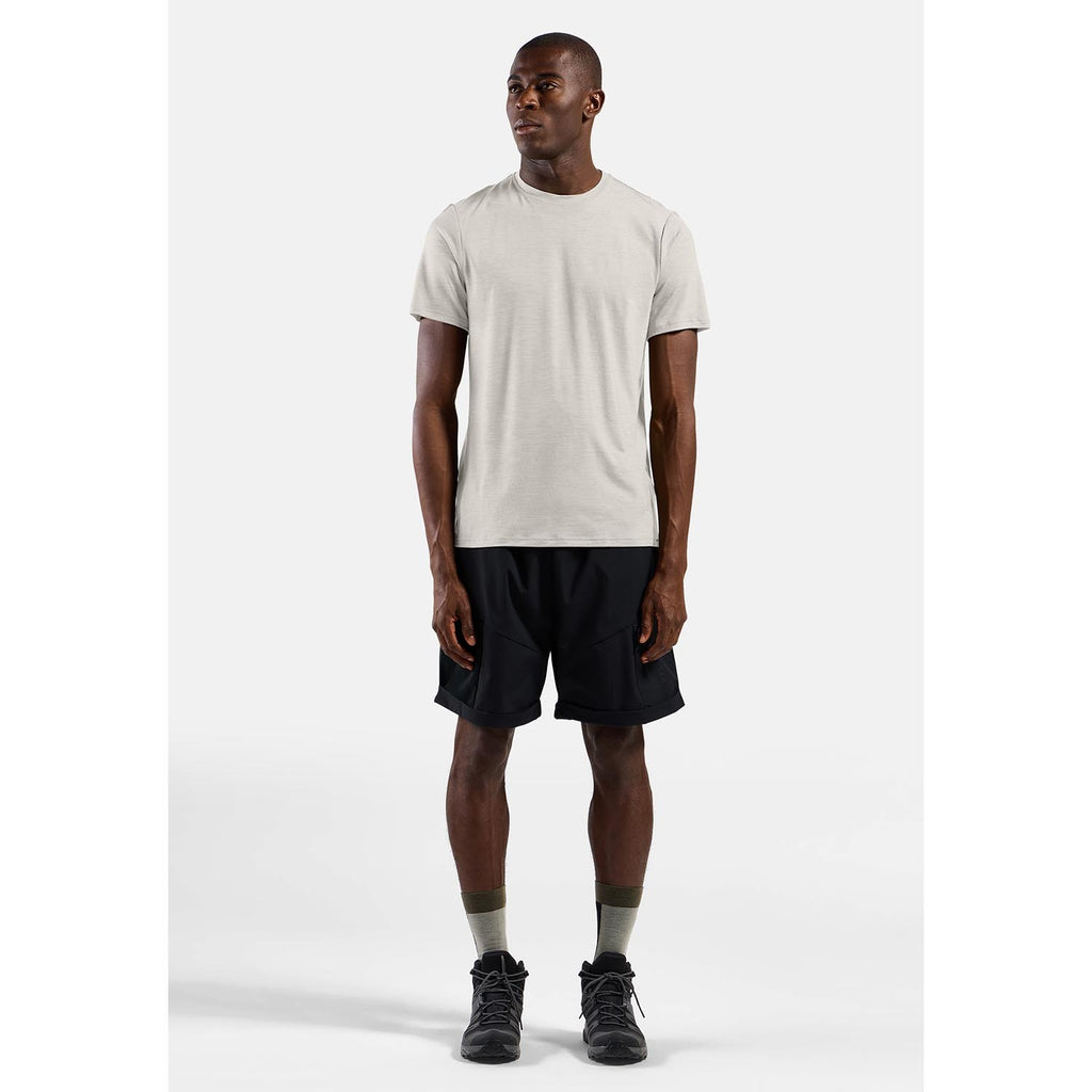 Outdoor shirt Crew Neck Short sleeve Merino Tencel Plain Tee