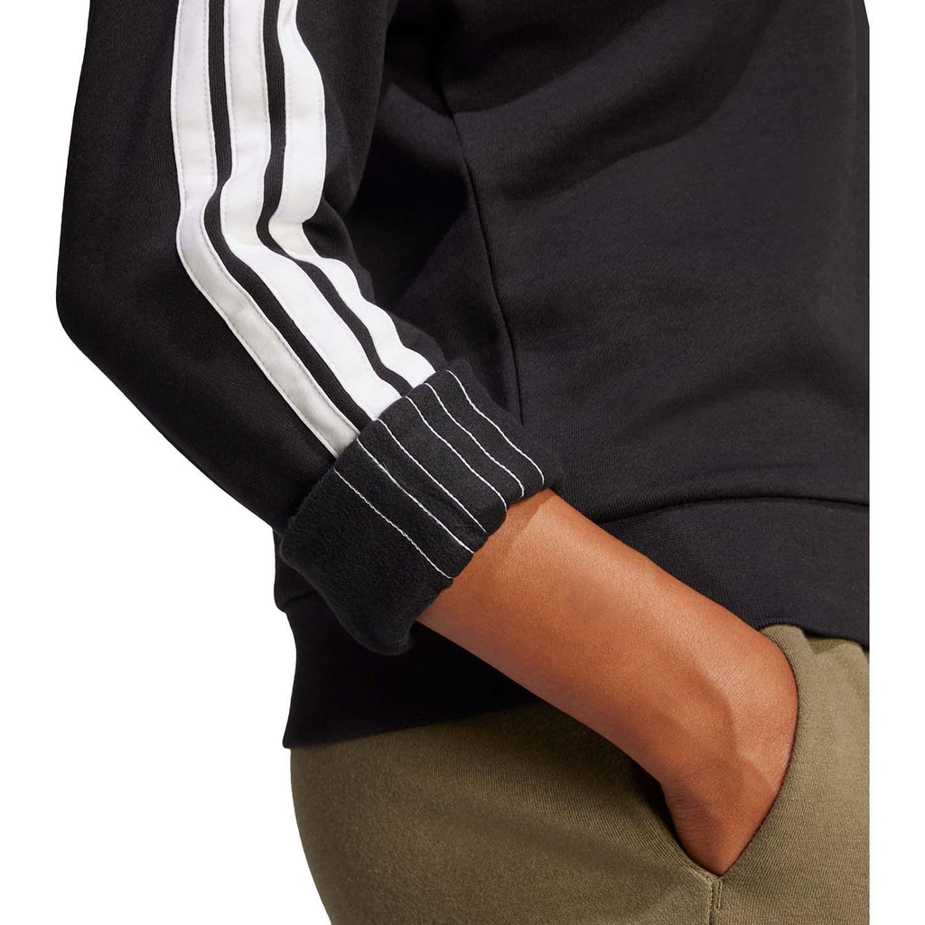 Essentials 3-Stripes Fleece Sweatshirt