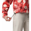 helvetia printed cropped half snap vest