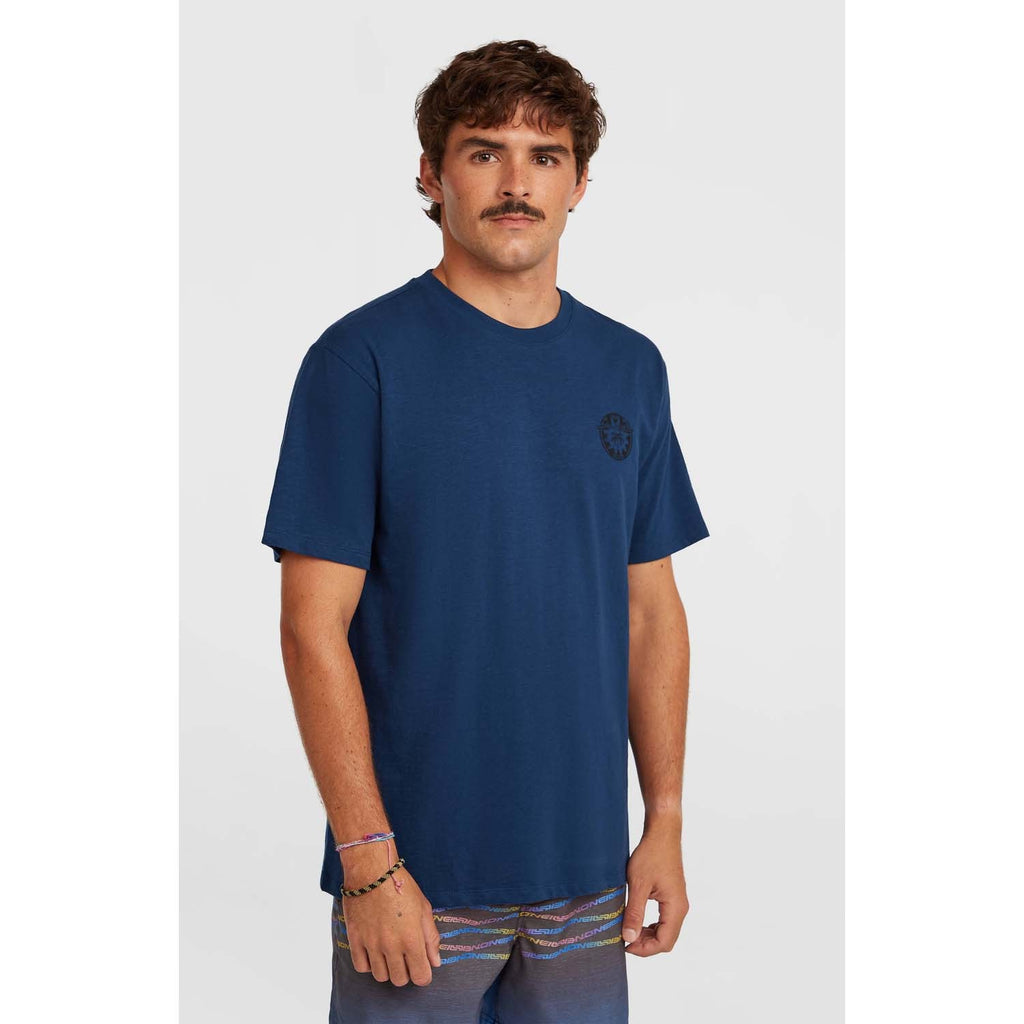 Slub Back Print T-shirt strand