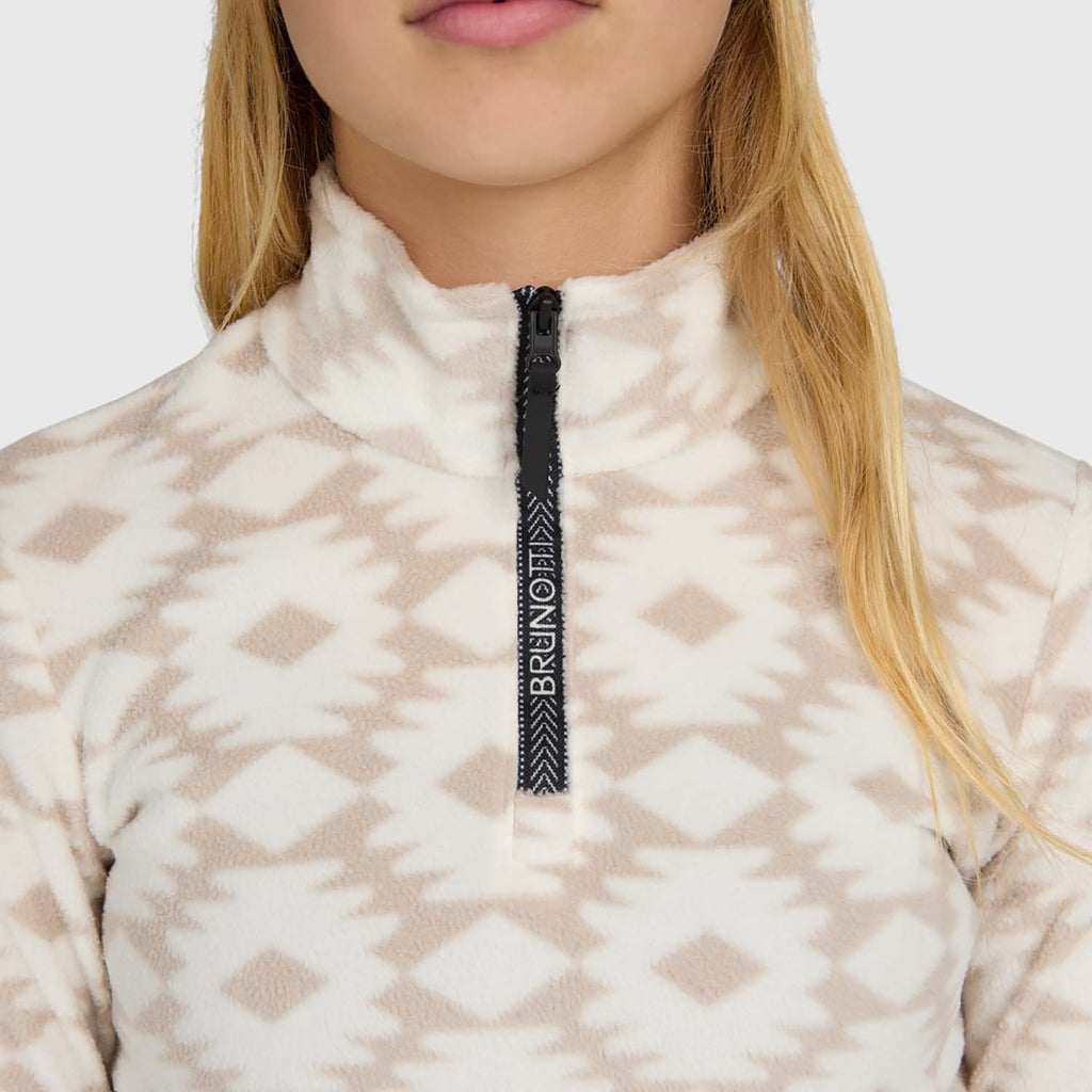 mismy-print girls snow fleece