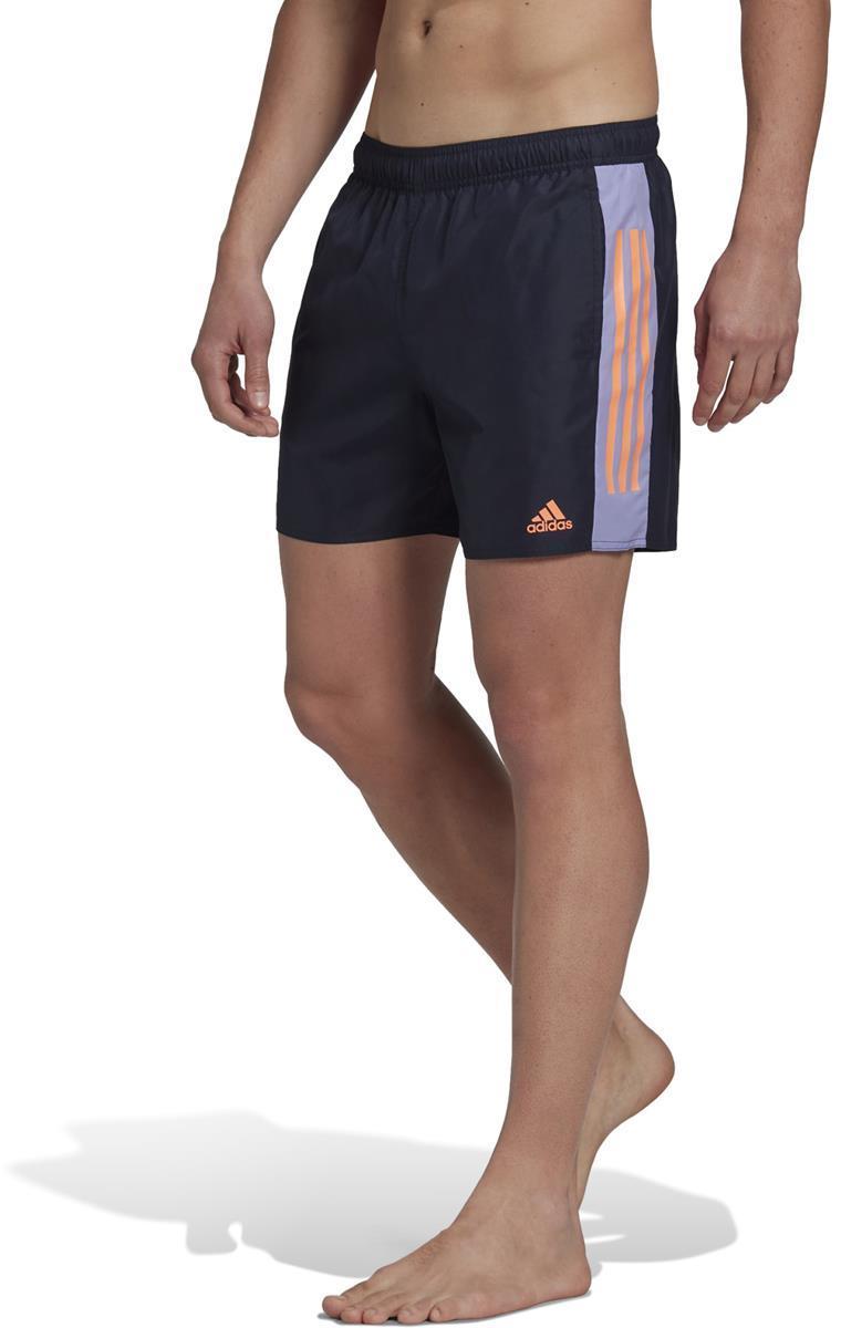 Short Length Colorblock 3-Stripes zwemshort