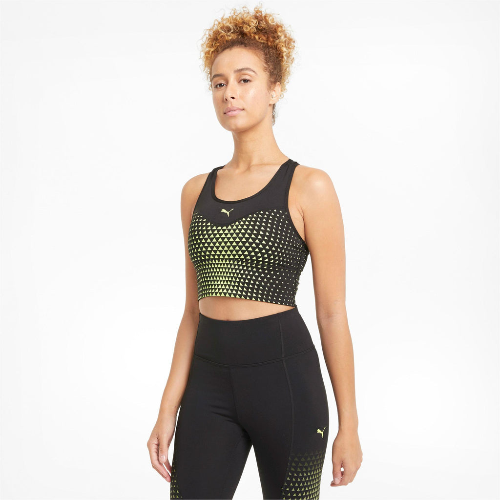 Mid Graphic Long Line Bra