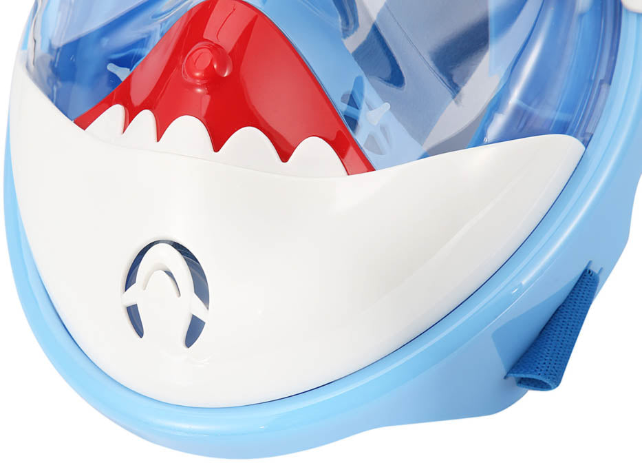 kids shark blue snorkelmasker