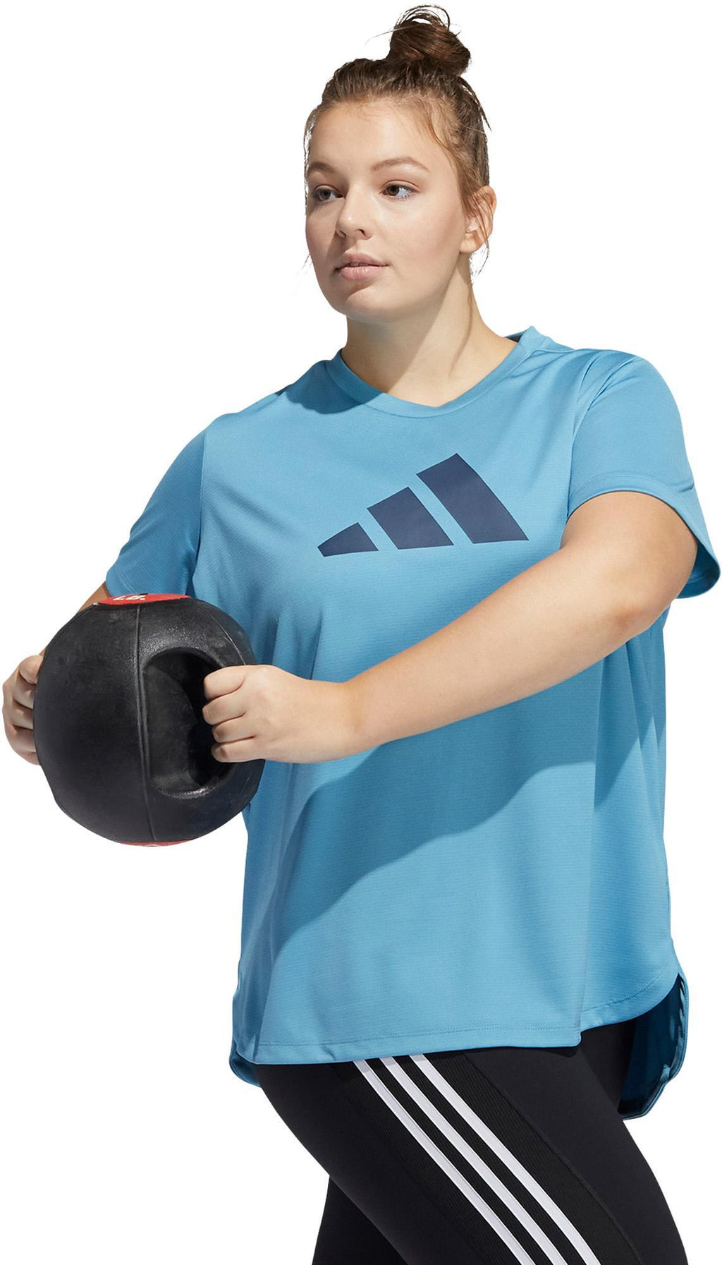 3 Bar Logo T-shirt (Grote Maat)