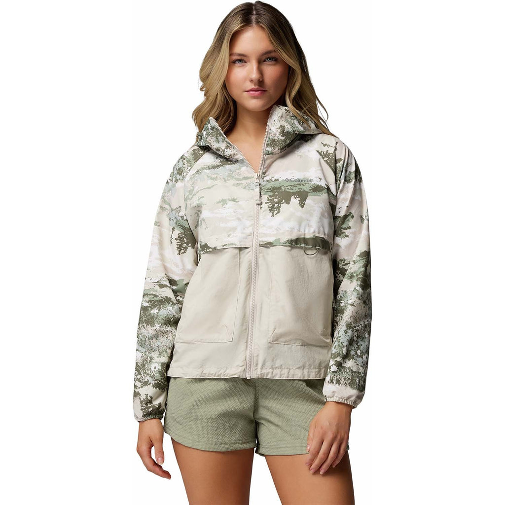 spire valley printed windbreaker jas